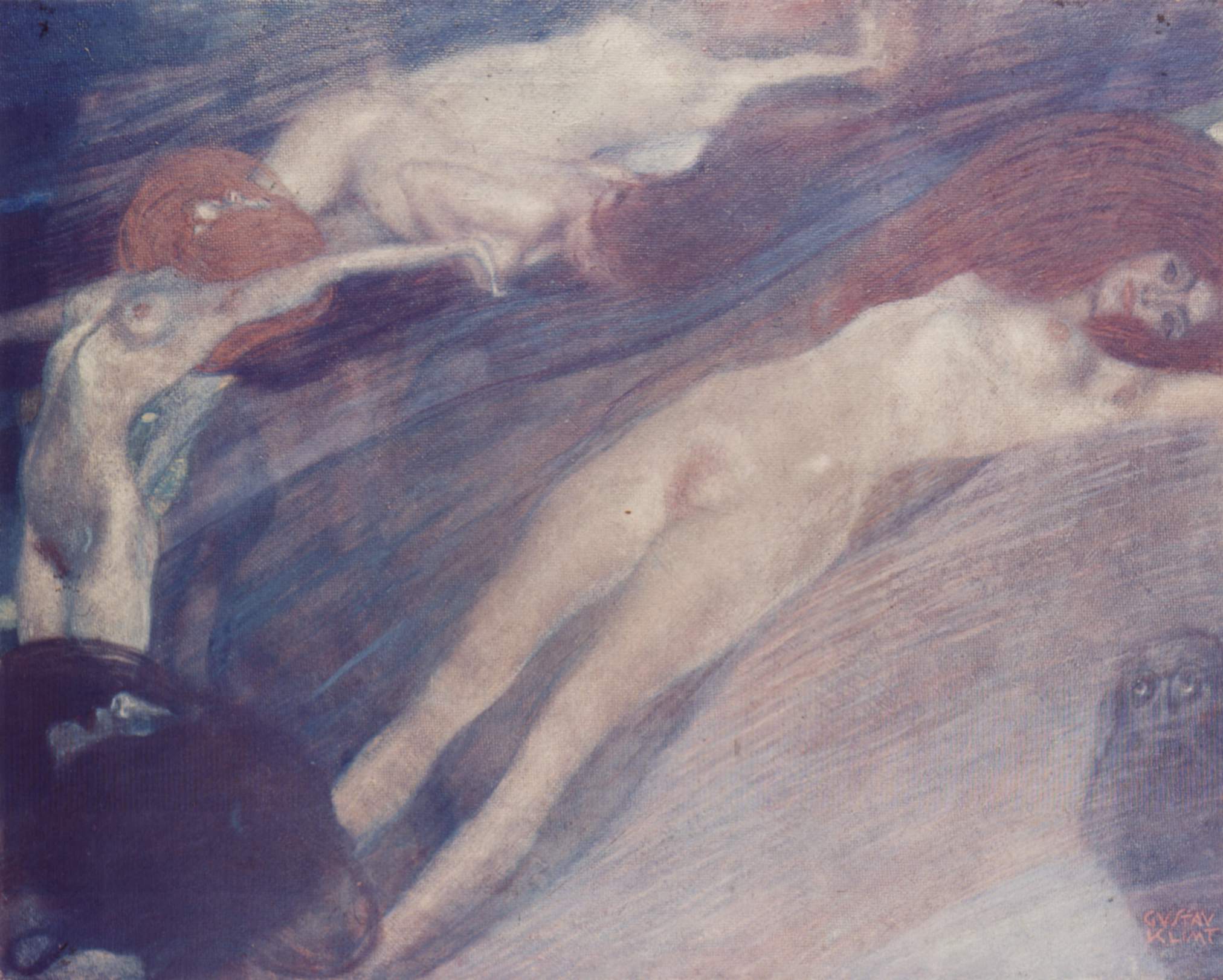 Gustav Klimt - Bewegte Wasser 1898 